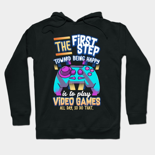 Video Gamer Hoodie by thingsandthings